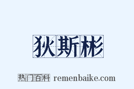 狄斯彬是什么意思的图片